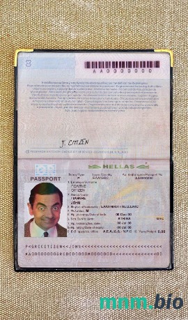 Grecja zdjęcie do paszportu pliki PSD, skan i fotografowany obraz